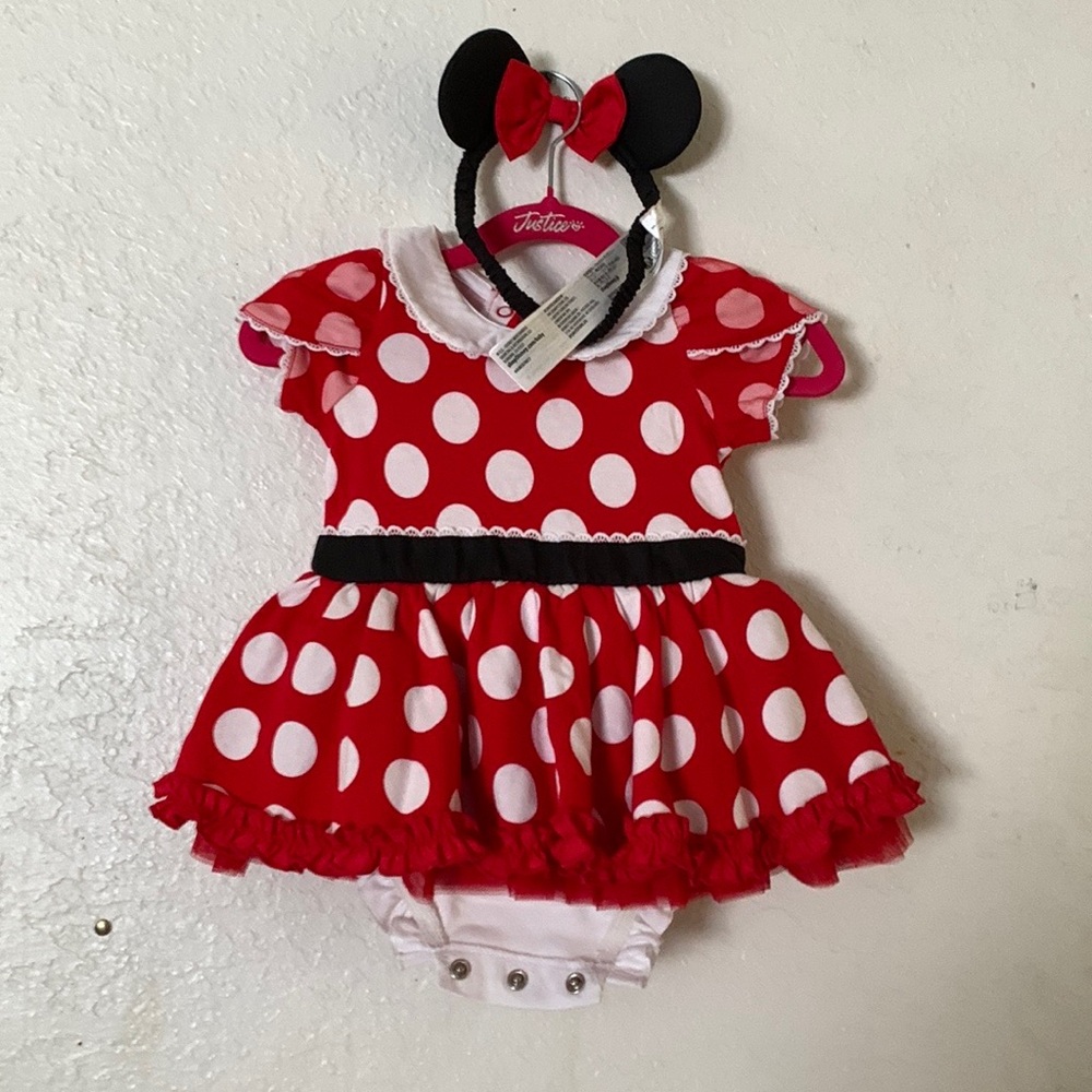 Minnie bodysuit baby costume